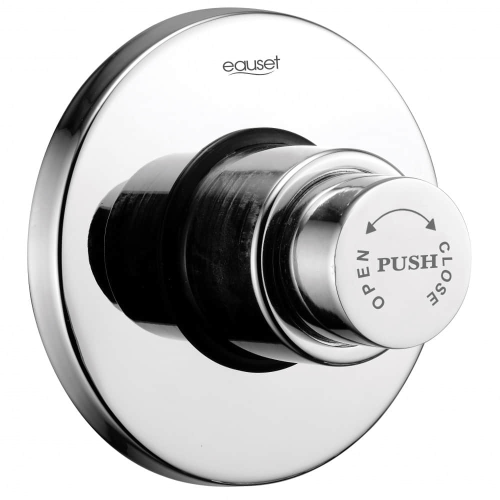 Brass Chrome Finish Round Dual Flush Valve - photo