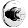 Brass Chrome Finish Round Dual Flush Valve - photo