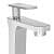 Single Lever Basin Mixer Mounted Tap - top_view