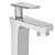 Single Lever Basin Mixer Mounted Tap - rear_view