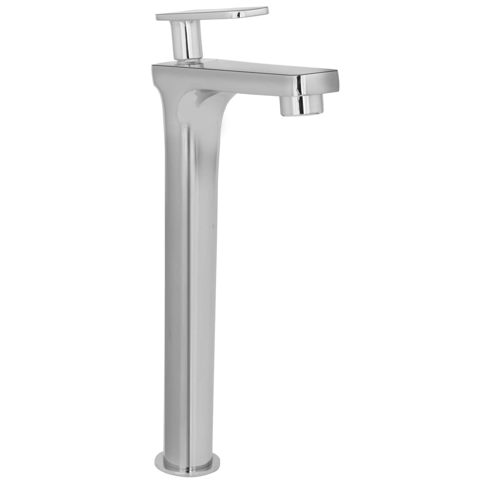 Deck Mounted Chrome Finish Tap - rear_view