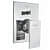 Shining Silver Mounted Tap - top_view