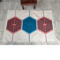 4*6 Cotton Durry Panja Dhurrie Rug Area Rug Handwoven - photo