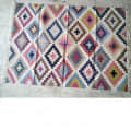 4*6 Cotton Area Rug Handwoven - photo