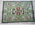 4*6 Cotton Durry Panja Dhurrie Rug Area Rug Handwoven - photo