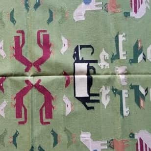 4*6 Cotton Durry Panja Dhurrie Rug Area Rug Handwoven - top_view