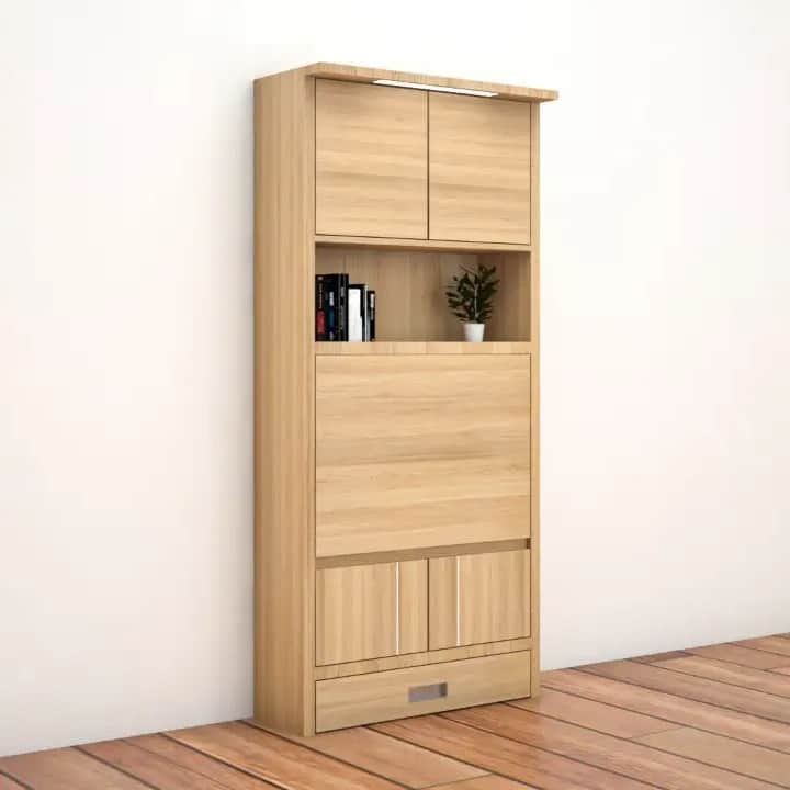 Study Table with Multiple Functions - rear_view