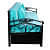 Carlisle Sofa Cum Bed With Hydraulic Storage In Sky Blue - left_view
