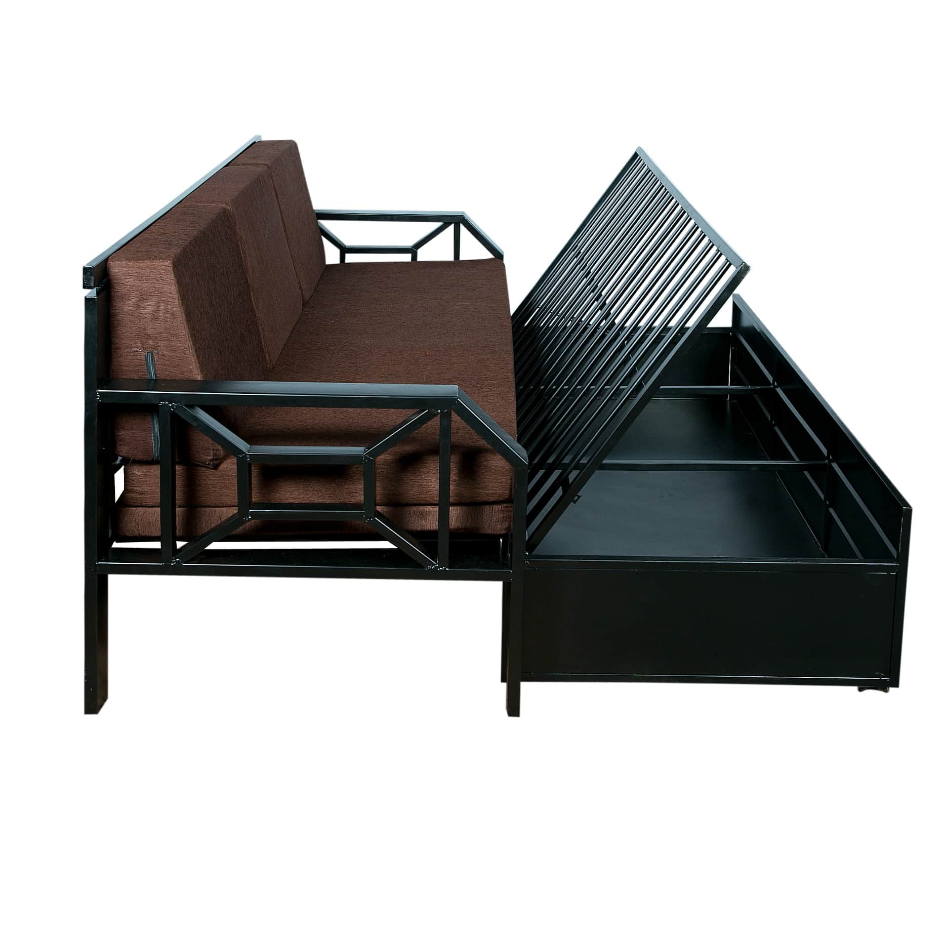 Carlisle Éclair Sofa Cum Bed With Hydraulic Storage - bottom_view