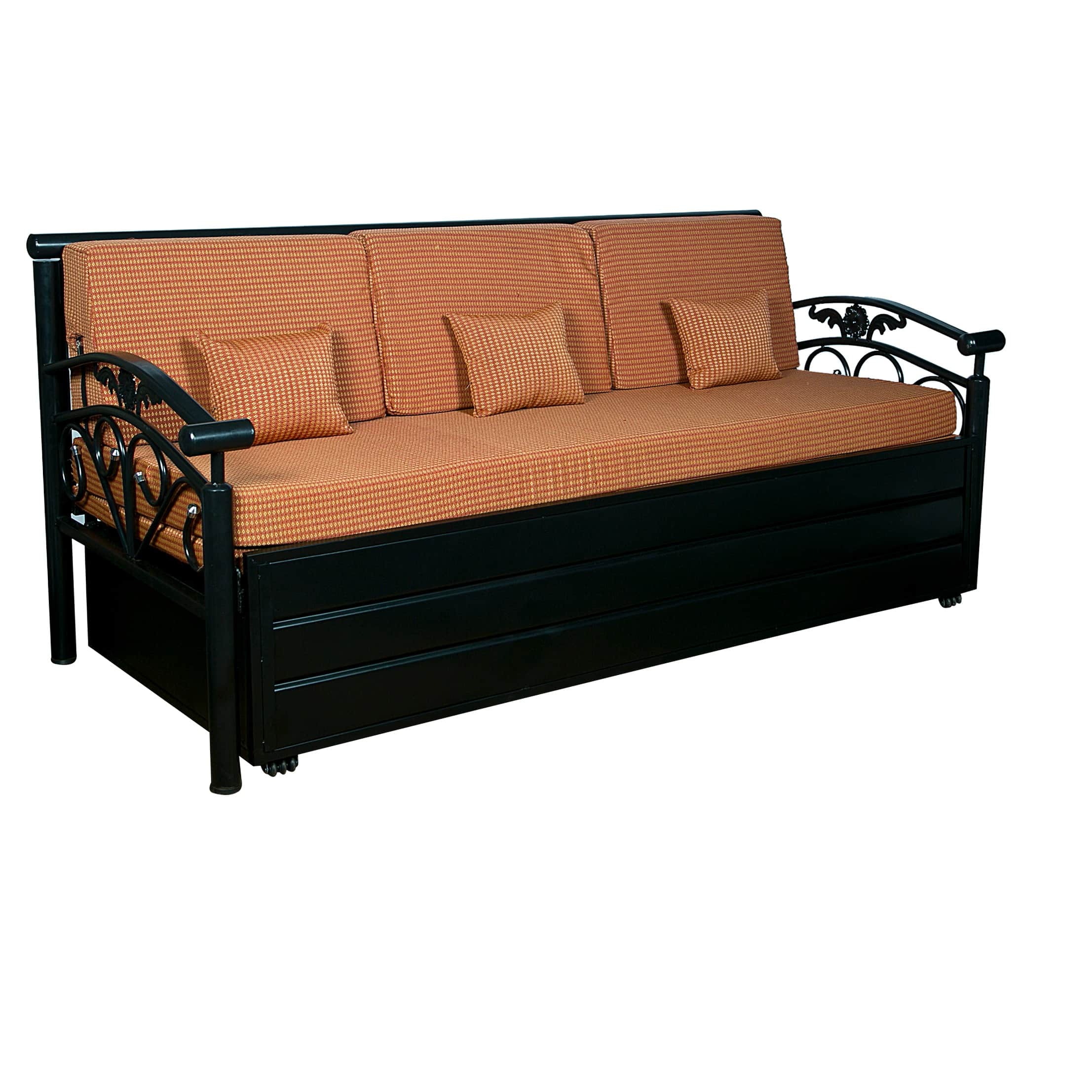Carlisle Sofa Cum Bed With Hydraulic Storage - front_view
