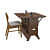 Gwita Foldable Table - top_view