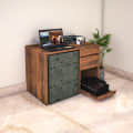 C Desk Uno Multi Functional Study Unit - rear_view