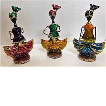 Tribal Musician Sardar Doll Showpiece - rear_view