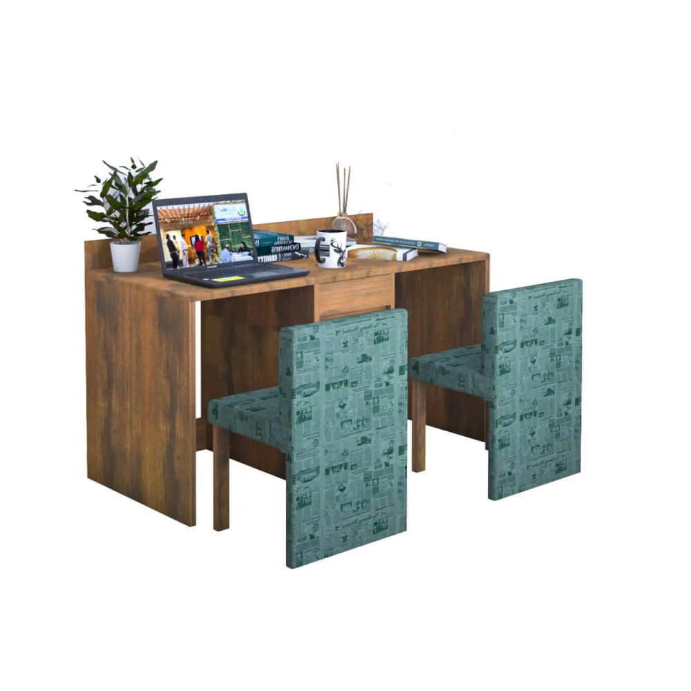 C Desk Duo Multi Functional Study Unit - photo