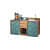 C Desk Duo Multi Functional Study Unit - rear_view