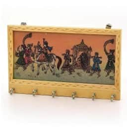 Gemstone Painting Key Holder - front_view