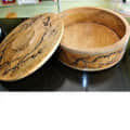 Wooden Chapati Box - photo