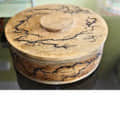 Wooden Chapati Box - top_view