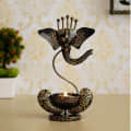 Handpainted Iron Painted  Ganesha  Light Candle Holder - photo