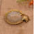 Metal Feng Shui Tortoise On Plate Showpiece for Good Luck - front_view