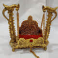 Krishna Metal Swing Laddu Gopal Jhula - rear_view
