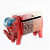 Wooden Hand Painted Embossed Box in Elephant Shape - front_view
