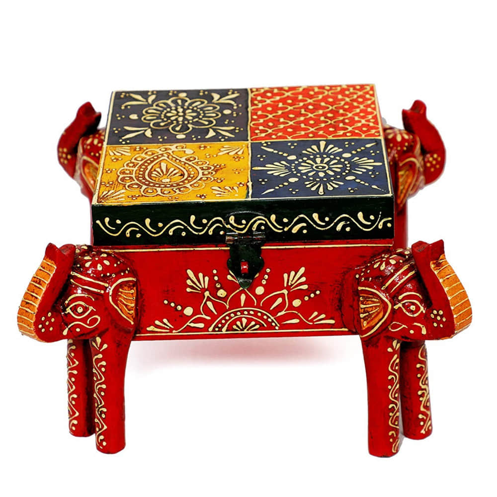 Handicraft Elephant Trunk Shape Storage Box - photo