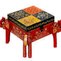 Handicraft Elephant Trunk Shape Storage Box - front_view