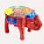 Multicolour Wooden Decorative Hand Painted Elephant Stool - photo