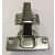 Auto close hinges with mounting plates ( 4 hole ) 0 cranks - rear_view