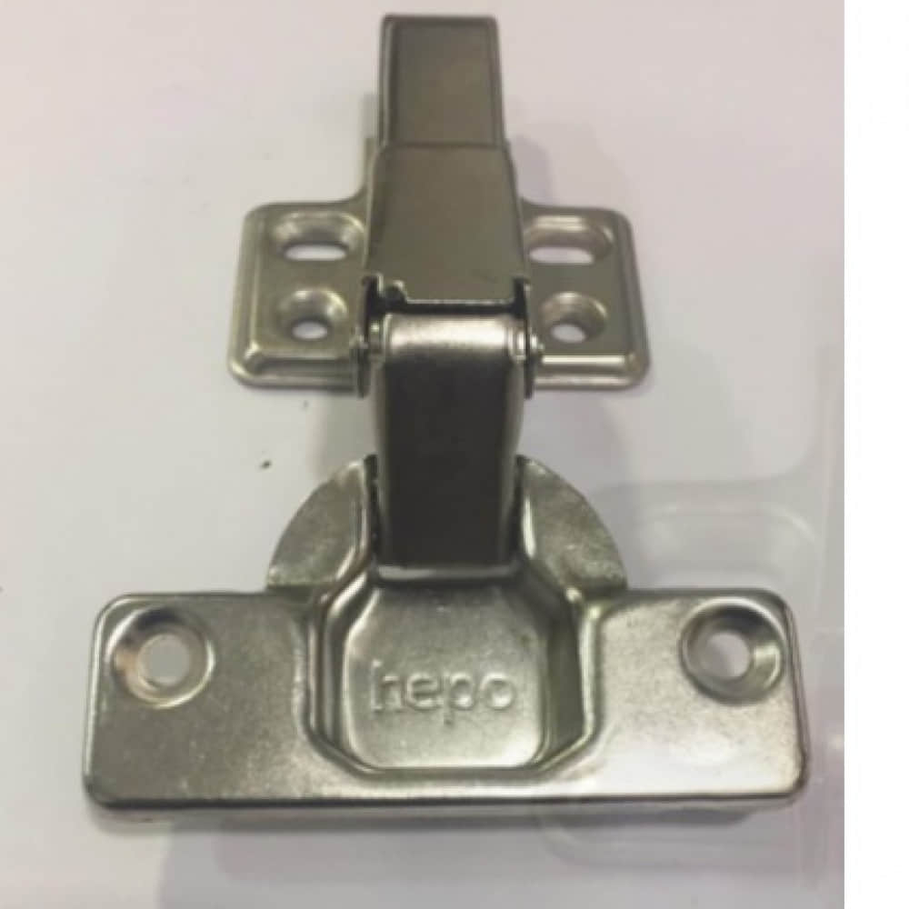Integrated soft close hinges with mounting plates (4 holes) 0 crank - photo