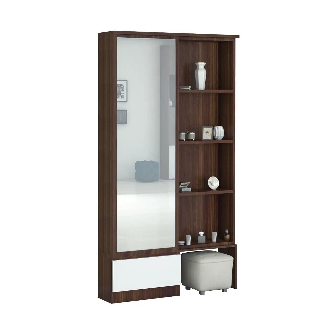 Dressing Cabinet design for Bedroom 2021 | Led Light वाला Dressing unit  design - YouTube