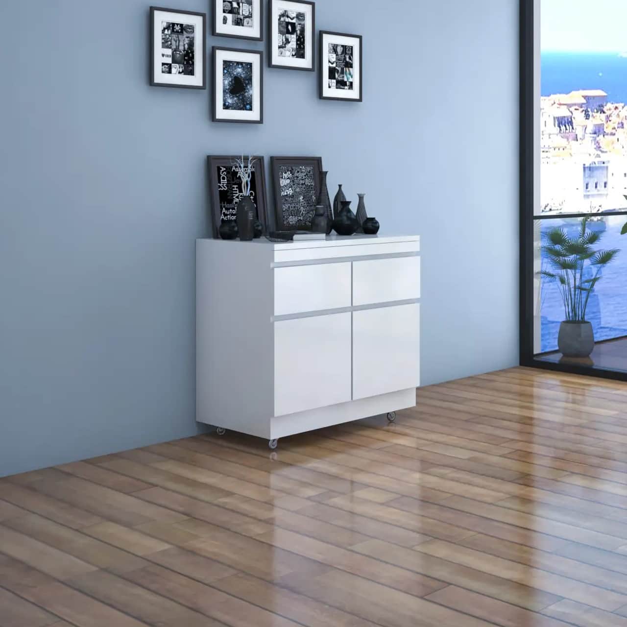 Launtrek Multi Functional laundry Unit - top_view