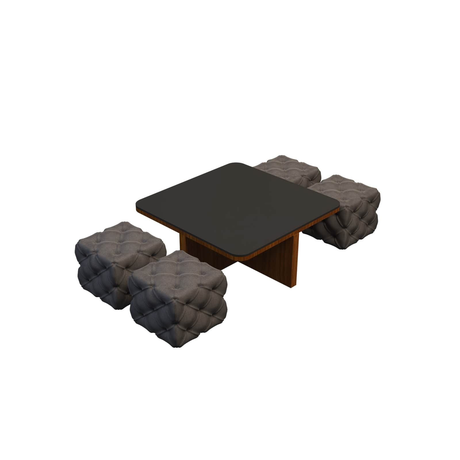 Puffin Quad Multi Functional Center Table - rear_view
