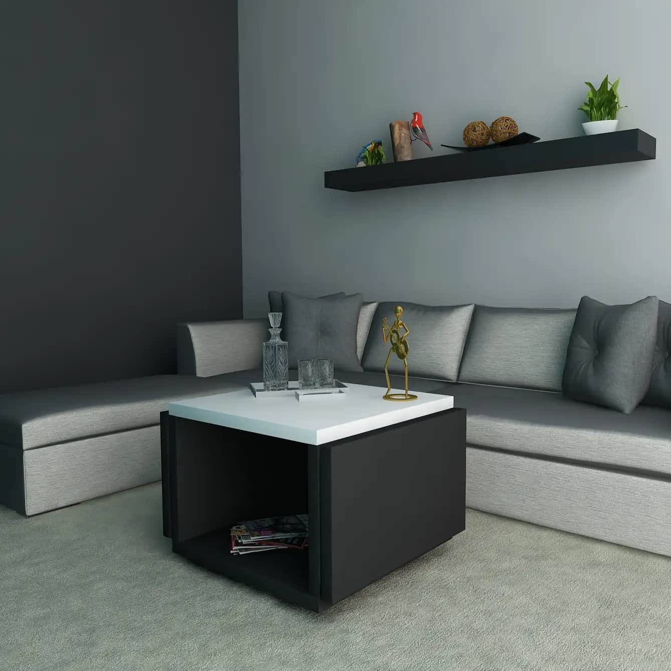 Solo Multi Functional Smart Table - top_view