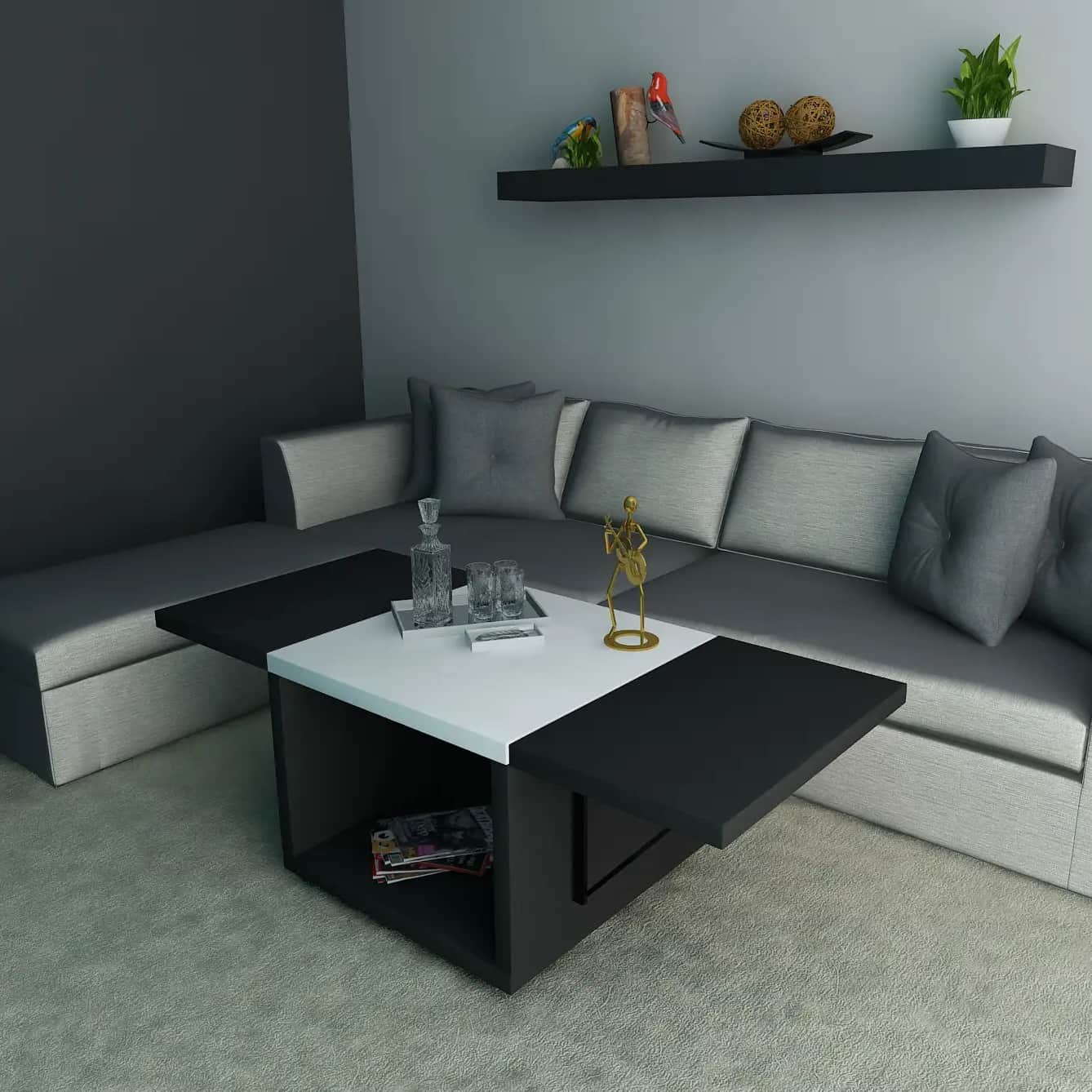 Solo Multi Functional Smart Table - rear_view