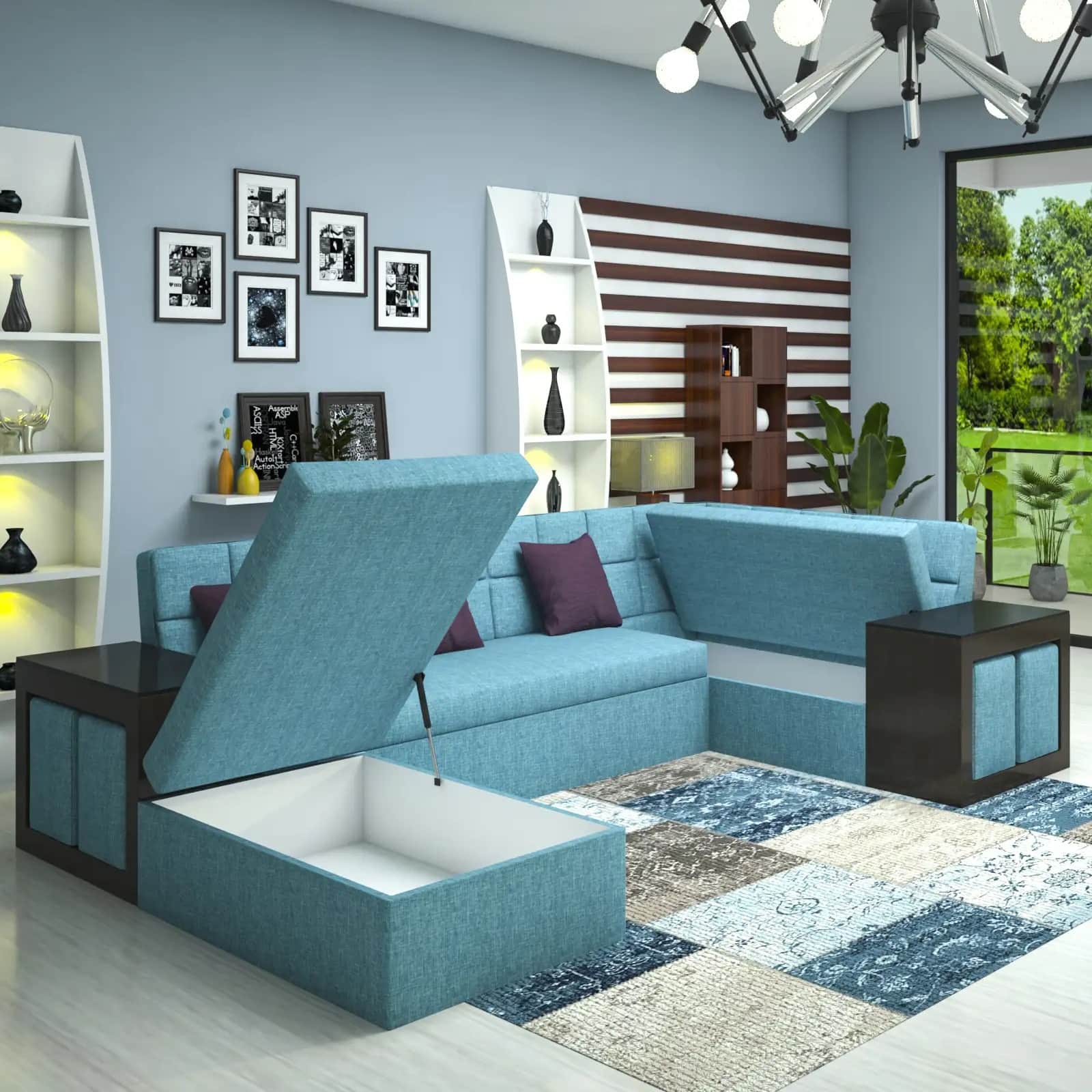 Cygnus Smart Sofa - rear_view