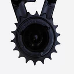 Industrial Style Retro Gear Analog Wall Clock - top_view