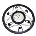 Industrial Style Retro Gear Analog Wall Clock - photo