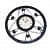 Industrial Style Retro Gear Analog Wall Clock - front_view