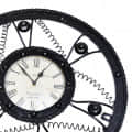 Industrial Style Retro Gear Analog Wall Clock - left_view