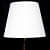 COUPLE PAINTED TABLE TOP BOTTLE LAMP WITH SHADE - rear_view