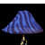 COUPLE PAINTED TABLE TOP BOTTLE LAMP WITH SHADE - right_view