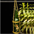 COUPLE PAINTED  HANGING BOTTLE - photo