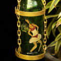 COUPLE PAINTED  HANGING BOTTLE - top_view