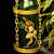 COUPLE PAINTED  HANGING BOTTLE - top_view