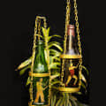 COUPLE PAINTED  HANGING BOTTLE - left_view