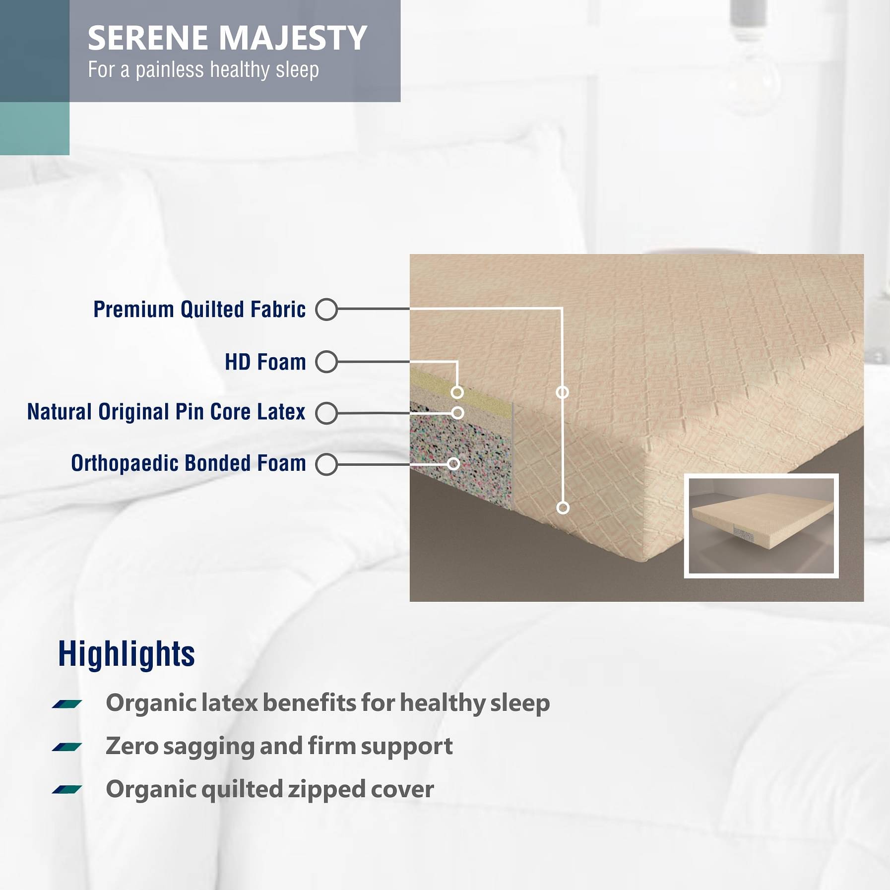 Serene Majesty Mattress - Queen Size