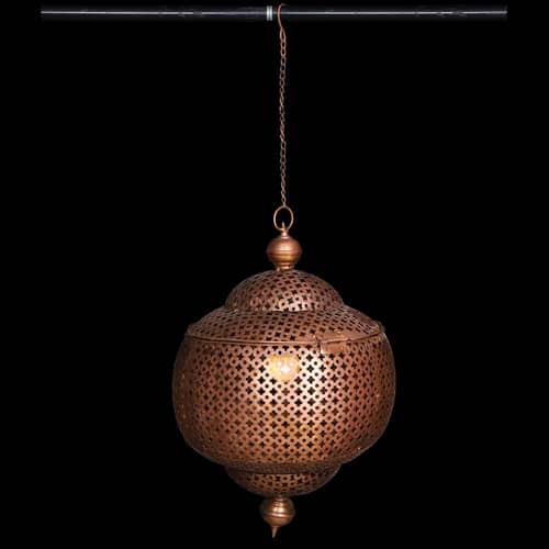 Antique Copper Polished Hanging Lamp