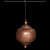Antique Copper Polished Hanging Lamp - photo